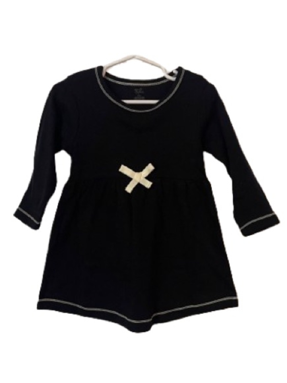 Touched by Nature Girls Black Long Sleeve Dress Size 24 Months